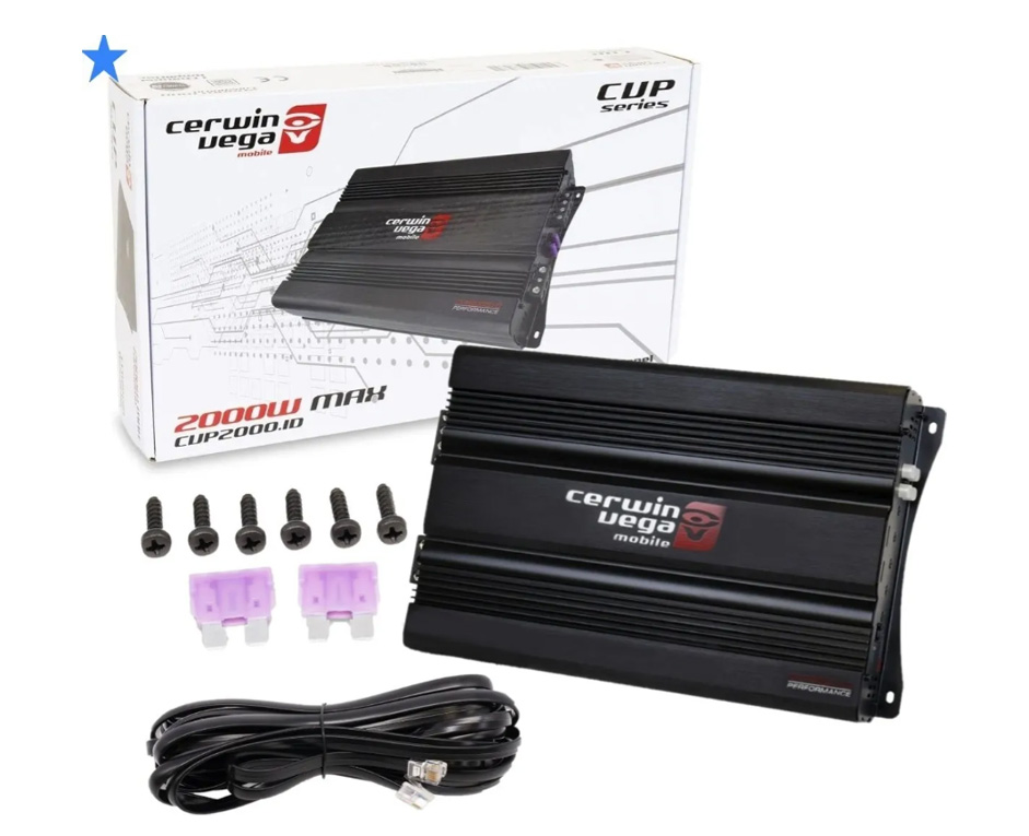 Cerwin-Vega H41000.2, Aplificador HED Clase AB, 2 Canales, 1100 W U00e1x